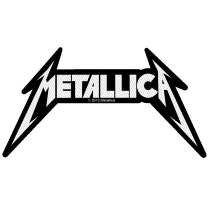 Metallica Shaped Logo Embleem Patch Nailboard Rock Shop