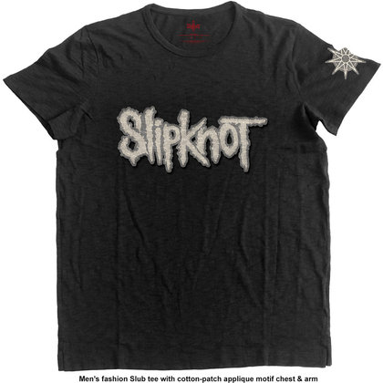 Slipknot - Logo & Star (Applique motif) Slipknot - Logo & Star (Applique motif)