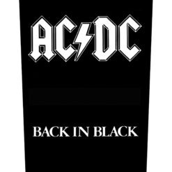 AC/DC "Back in Black" Seljaembleem / Backpatch