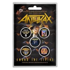 Anthrax "Among The Living" Märgikomplekt / Badge set