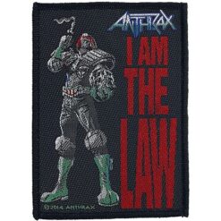 Anthrax "I Am The Law" Embleem / Patch