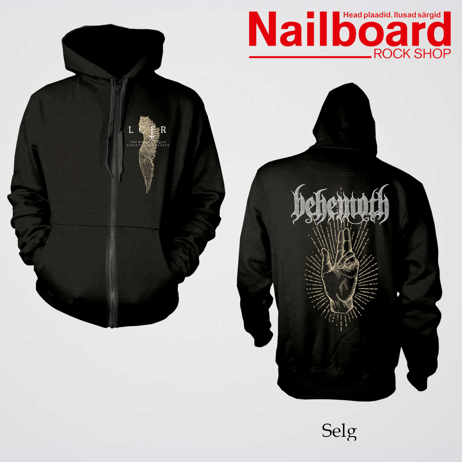 Behemoth "LCFR" Lukuga pusa / Zip Hoodie