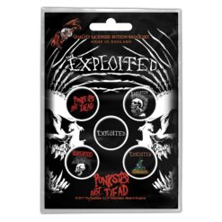 Exploited, The "Punk´s Not Dead" Märgikomplekt / Badge set