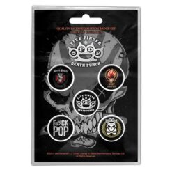 Five Finger Death Punch "5FDP" Märgikomplekt / Badge set