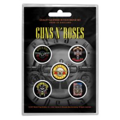 Guns N´ Roses "Bullet Logo" Märgikomplekt / Badge set