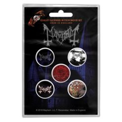Mayhem "De Mysteriis Dom Sathanas" Märgikomplekt / Badge set