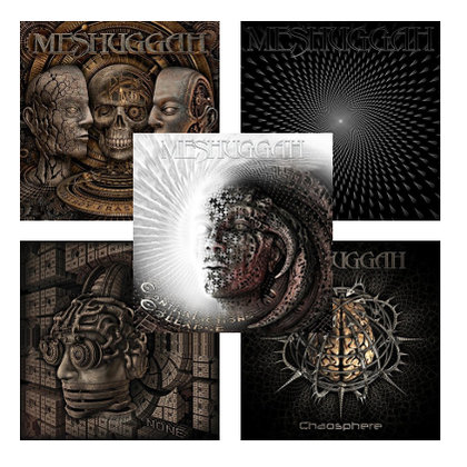 Meshuggah "Viis vinüül-uusväljaannet" 5x LP Kombo