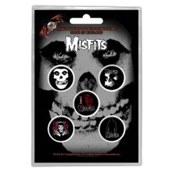 Misfits "Skull" Märgikomplekt / Badge set