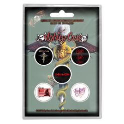 Mötley Crüe "Dr. Feelgood" Märgikomplekt / Badge set