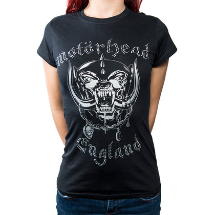 Motörhead "England Diamante" Girlie TS