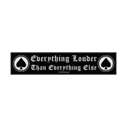 Motörhead "Everything Louder..." Embleem / Superstrip