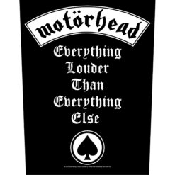 Motörhead "Everything Louder..." Seljaembleem / Backpatch