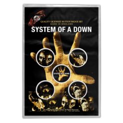 System Of A Down "Hand" Märgikomplekt / Badge set
