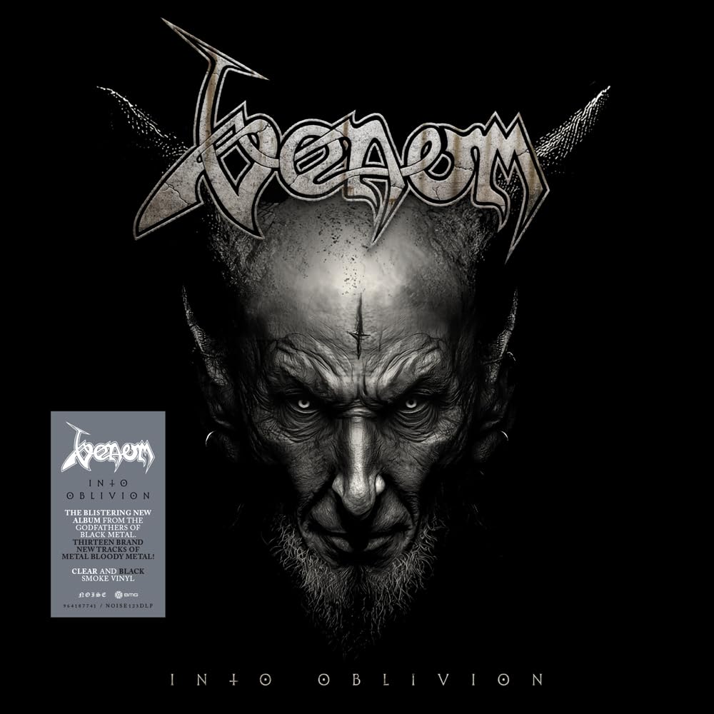 Venom "Into Oblivion" Gatefold 2LP BLACK & CLEAR SMOKE