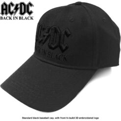 AC/DC "Back In Black" Nokats / Cap