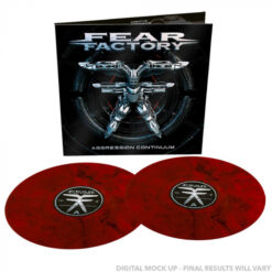 Fear Factory "Aggression continuum" Gatefold 2LP RED/BLACK MARBLED