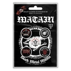 Watain "Black Metal Militia" Märgikomplekt / Badge set