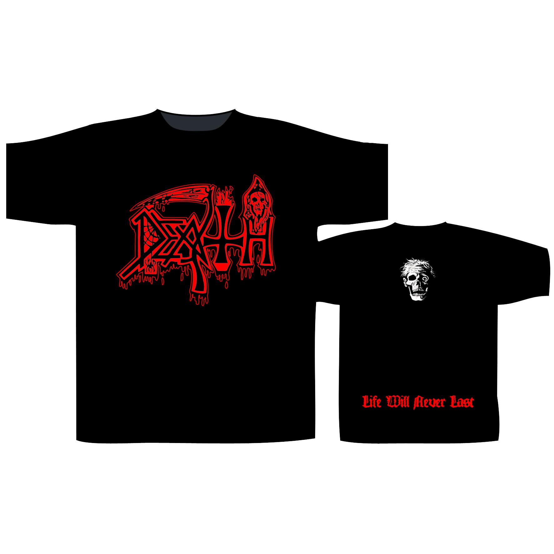 Death lives перевод. Футболка Death logo Red. Жизней 9 смерть одна футболка. Слипмат Death Life will never last. Майки при смерти.