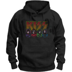 Kiss "Logo, Faces & Icons" Pusa / Hoodie