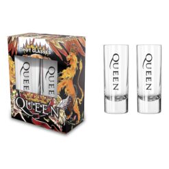 Queen "Crest" Shot Glasses