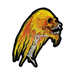 Metallica "Flaming Skull cut-out" Embleem / Patch