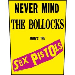 Sex Pistols "Never Mind The Bollocks" Seljaembleem / Backpatch
