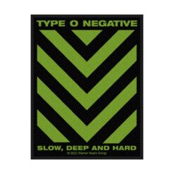 Type O Negative "Slow, Deep And Hard" Embleem / Patch