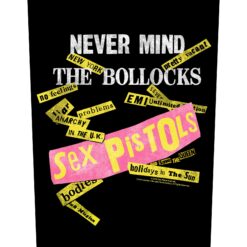 Sex Pistols "Never Mind The Bollocks (Black)" Seljaembleem / Backpatch