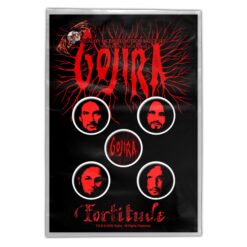 Gojira "Fortitude" Märgikomplekt / Badge set