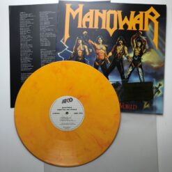 Manowar "Fighting The World" LP FLAME YELLOW