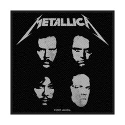 Metallica "Black Album Faces" Embleem / Patch
