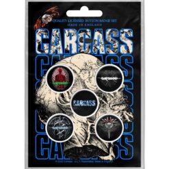 Carcass "Necro Head" Märgikomplekt / Badge set