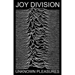 Joy Division "Unknown Pleasures" Tekstiilplakat