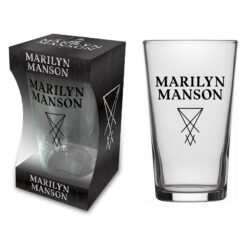 Marilyn Manson "Logo" Õlleklaas / Beer Glass