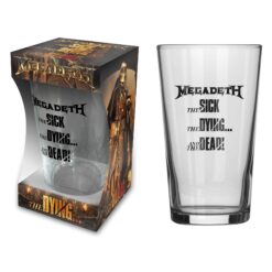 Megadeth "The Sick, The Dying...And The Dead" Õlleklaas / Beer Glass