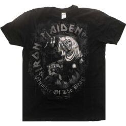 Iron Maiden "The Number Of The Beast (Grey Tone)" Lastesärk / Youth TS