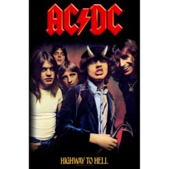 AC/DC "Highway To Hell" Tekstiilplakat
