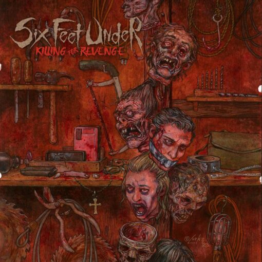 Six Feet Under "Killing for Revenge" LP GOLD BLACKDUST