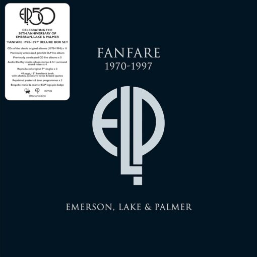 Emerson, Lake & Palmer "Fanfare 1970 - 1997" 16CD+3LP+4BR Deluxe box