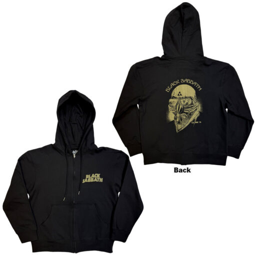 Black Sabbath "Tour 1978" Lukuga pusa / Zip Hoodie
