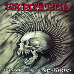 Exploited, The "Beat The Bastards" LP TRANSPARENT RED w. BLACK SPLATTER