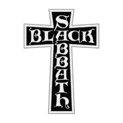 Black Sabbath "Cross Logo Cut-out" Embleem / Patch