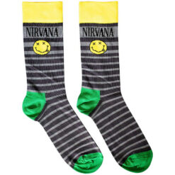 Nirvana "Happy Face & Logo" Sokid / Socks