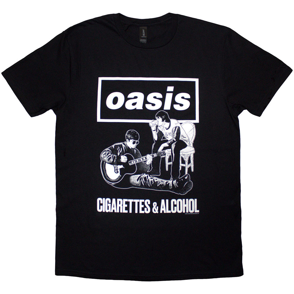 Oasis "Cigarettes & Alcohol Illustration" TS