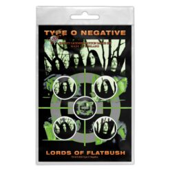 Type O Negative "Lords Of The Flatbush" Märgikomplekt / Badge set