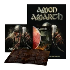 Amon Amarth "The Allfather Awakens" LP Blood-Filled Oden's Eye Liquid Vinyl (ETTETELLIMINE)