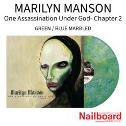Marilyn Manson "One Assassination Under God - Chapter 2" LP GREEN / BLUE MARBLED (ETTETELLIMINE)